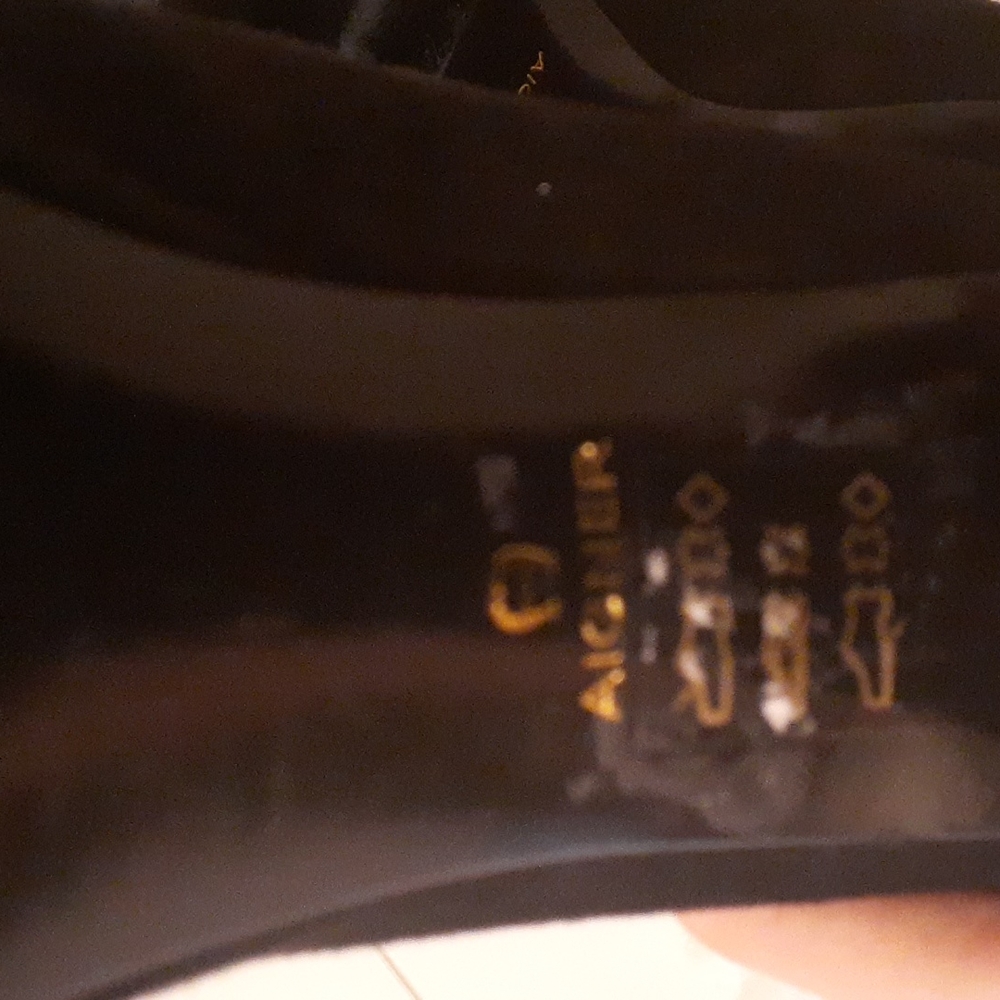 Etienne Aigner Suede pumps blk Sz. 39 (8.5 US) - Picture 4 of 8